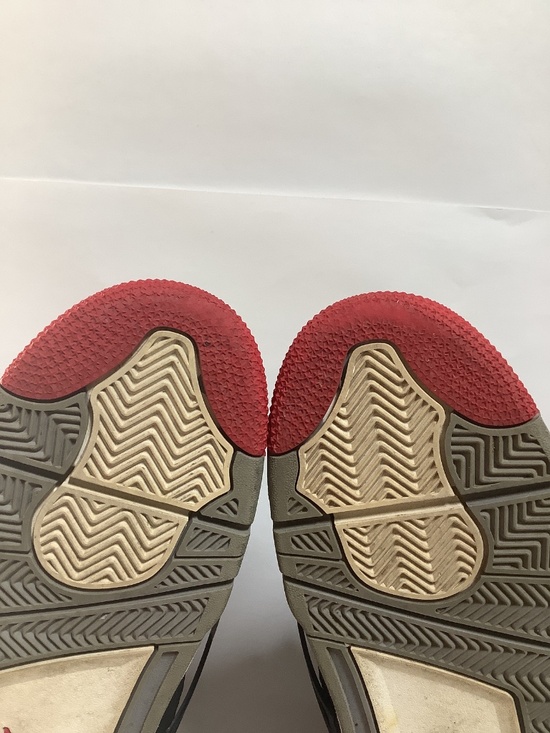 Mens 11.5 Nike Air Jordan 4 Black/fire red-cement grey 2019 Bred (308497 060)